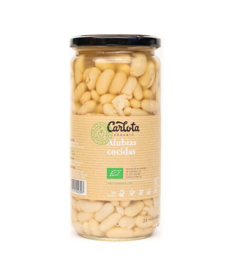 Alubias cocidas CARLOTA 720 gr BIO