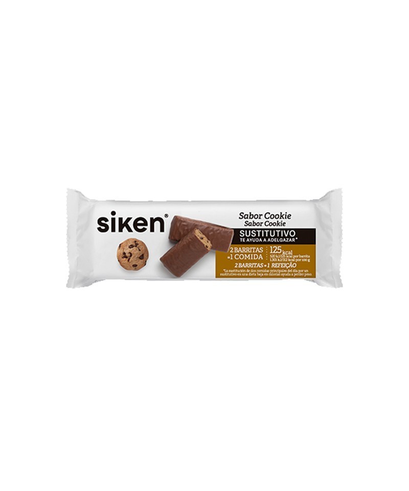 Barrita sustitutiva cookie SIKEN 40 gr (24 unds.)