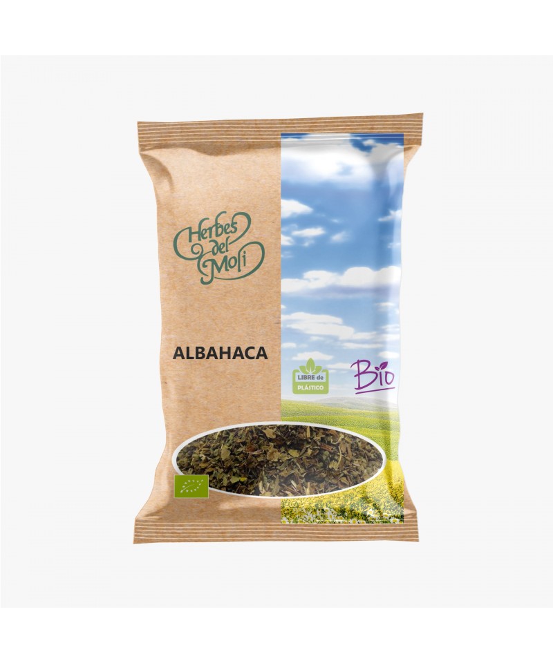 Bolsa albahaca hoja HERBES DEL MOLI 20 gr ECO