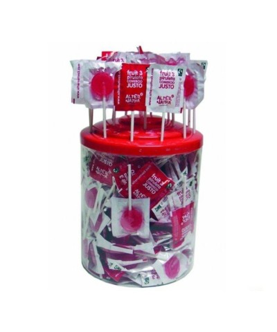 Bote piruletas cereza ALTERNATIVA 3 (200 unidades)
