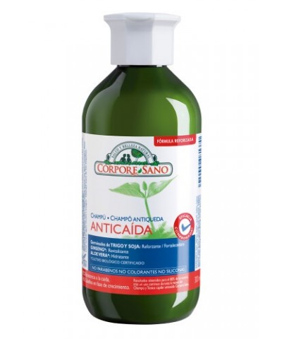 Champu anticaida trigo soja ginseng aloe CORPORE SANO 300 ml