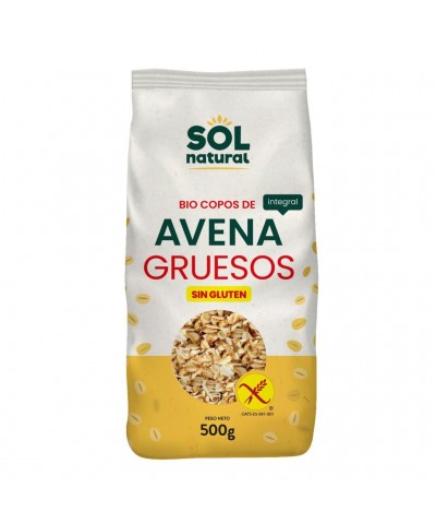 Copos avena gruesos sin gluten SOL NATURAL 500 gr BIO