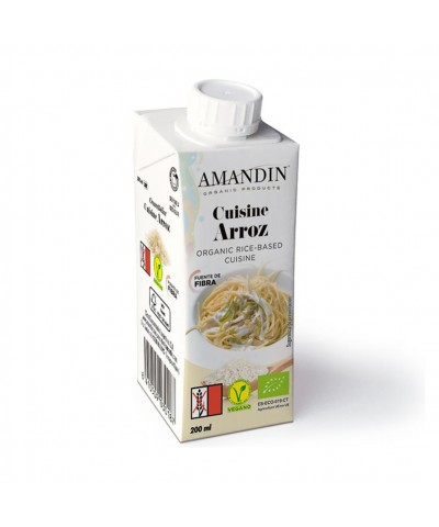 Crema cuisine arroz AMANDIN 200 ml BIO