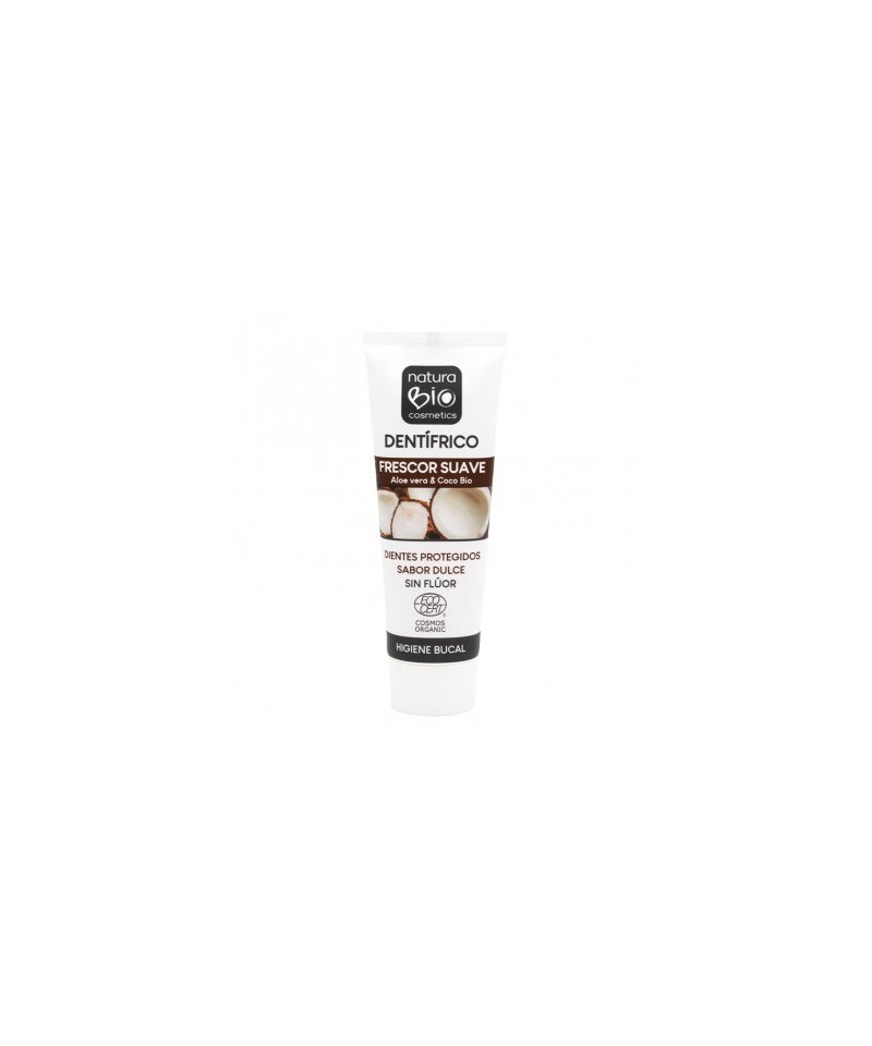 Dentifrico frescor suave aloe NATURA BIO 75 ml