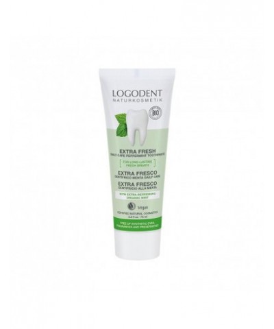 Dentifrico menta extra fresco LOGONA 75 ml