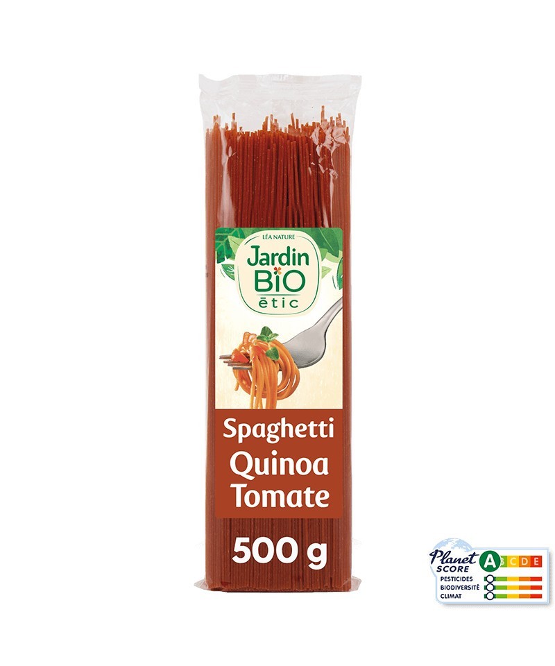 Espagueti quinoa tomate JARDIN BIO 500 gr