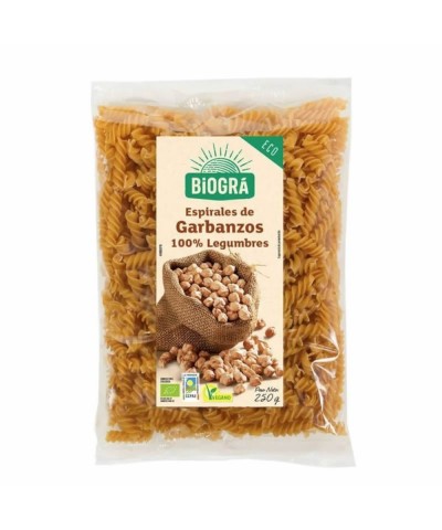 Espiral garbanzos BIOGRA 250 gr BIO