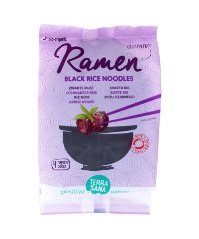 Fideos ramen arroz negro TERRASANA 280 gr BIO
