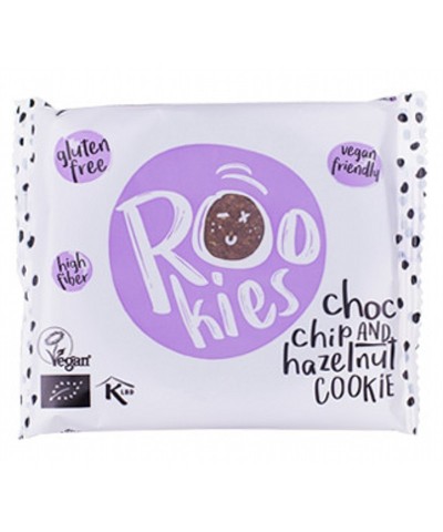 Galleta avellana chips chocolate ROOKIES 40 gr BIO