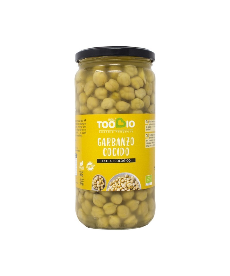 Garbanzos sin gluten TOO BIO 660 gr BIO