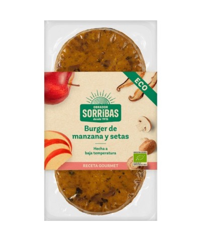 Hamburguesa manzana setas SORRIBAS 160 gr