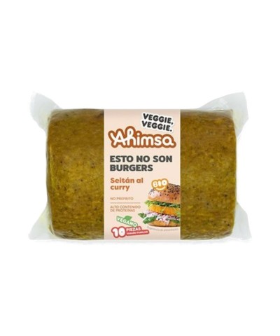 Hamburguesa seitan curry AHIMSA 750 gr BIO