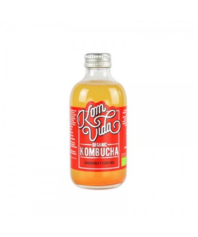 Kombucha zanahoria curcuma KOMVIDA 250 ml BIO