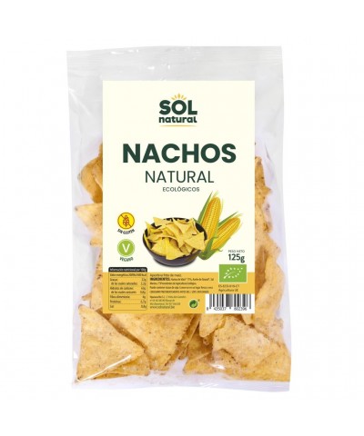 Nachos maiz natural SOL NATURAL 125 gr BIO