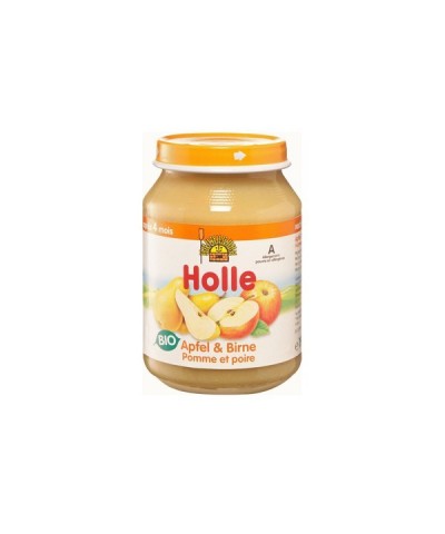 Potito manzana pera HOLLE 190 gr DEMETER ECO