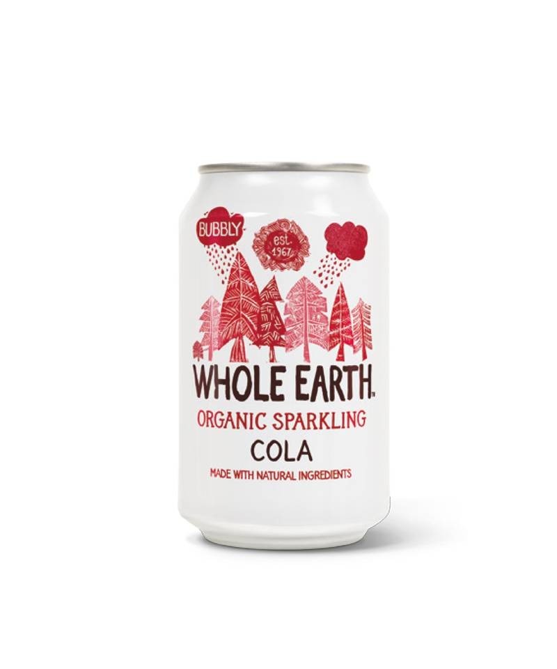 Refresco cola sin azucar WHOLE EARTH 330 ml BIO