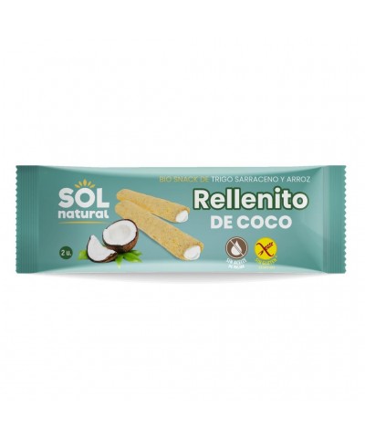 Rellenito coco sin gluten SOL NATURAL 25 gr BIO