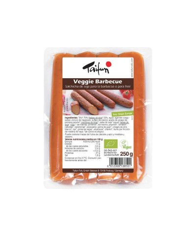 Salchichas tofu barbacoa TAIFUN 250 gr BIO