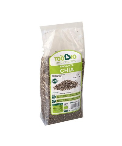 Semillas chia sin gluten TOO BIO 500 gr BIO