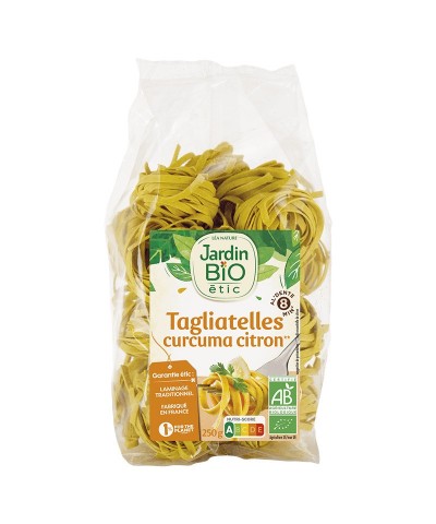 Tallarin limon y curcuma JARDIN BIO 250 gr