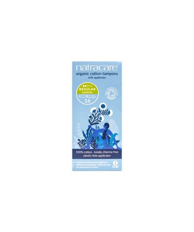 Tampon regular con aplicador (16 ud) NATRACARE