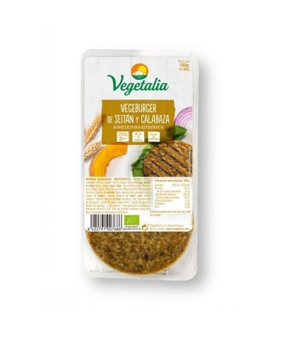 Vegeburger seitan calabaza VEGETALIA 160 gr