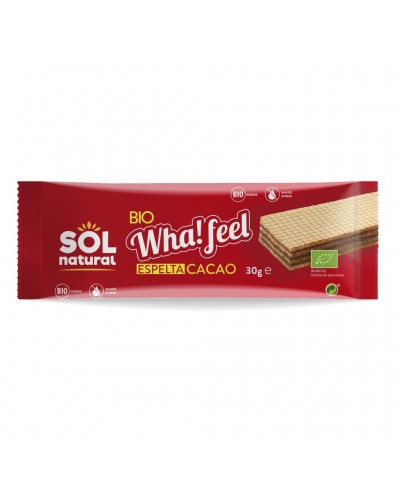 Whafeel espelta cacao SOL NATURAL 30 gr BIO