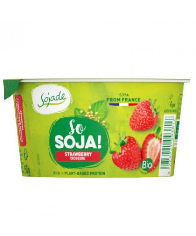 Yogur soja fresa SOJADE 150 gr BIO