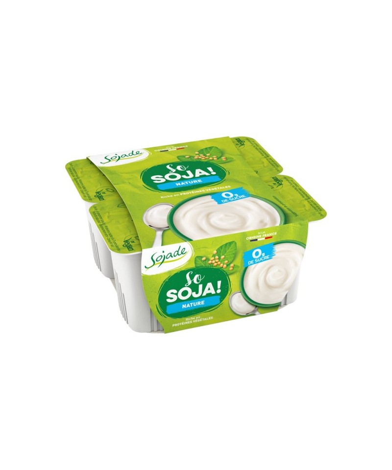 Yogur soja natural SOJADE 4x100 gr BIO