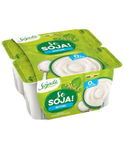 Yogur soja natural SOJADE 4x100 gr BIO