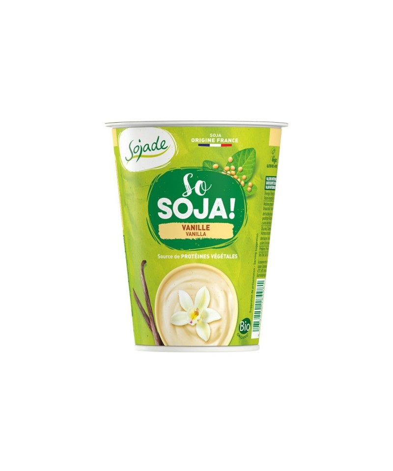 Yogur soja vainilla SOJADE 400 gr BIO