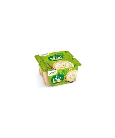 Yogur soja vainilla SOJADE 4x100 gr BIO