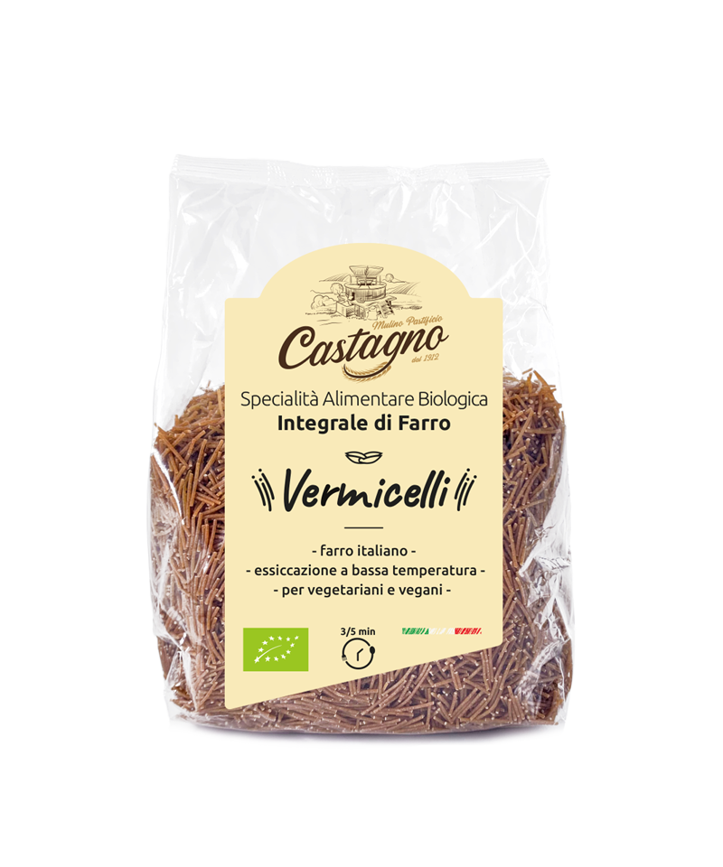 Fideos espelta integral CASTAGNO 500 gr ECO